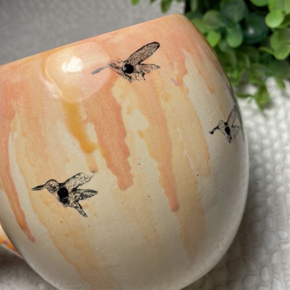 Large handcrafted pottery mug - Picture 3 of 5